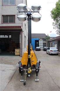 智能遥控气动升降照明灯塔  移动式拖车时式照明车 便携式抢修灯